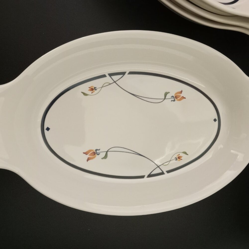 4 Vintage Ariana by Gorham Gourmet Collection Au Gratin Dishes - Picture 3 of 4